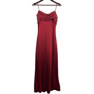 Women’s KiKi XL Ruby Red Sleeveless Evening Gown